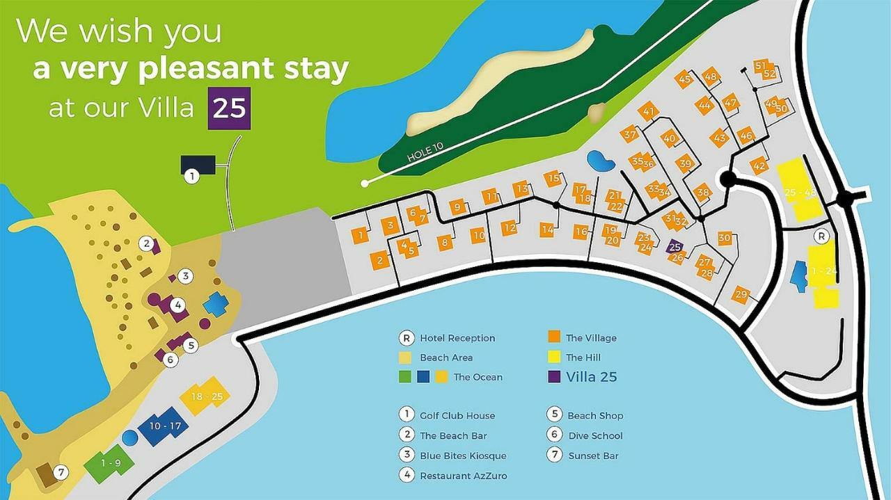 Blue Bay Beach Villa 25 3-Min Beach-Pool-Golf Exteriér fotografie